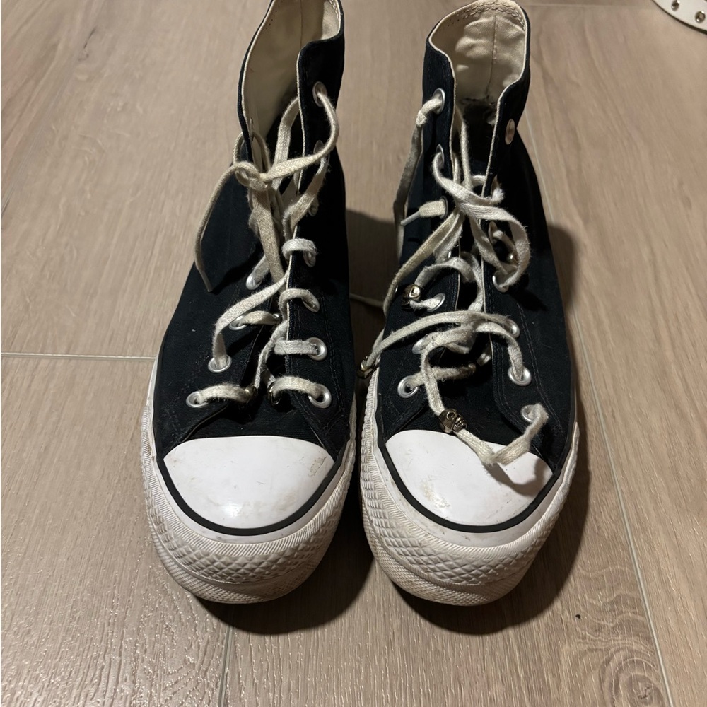 Converse Black and White High-Tops